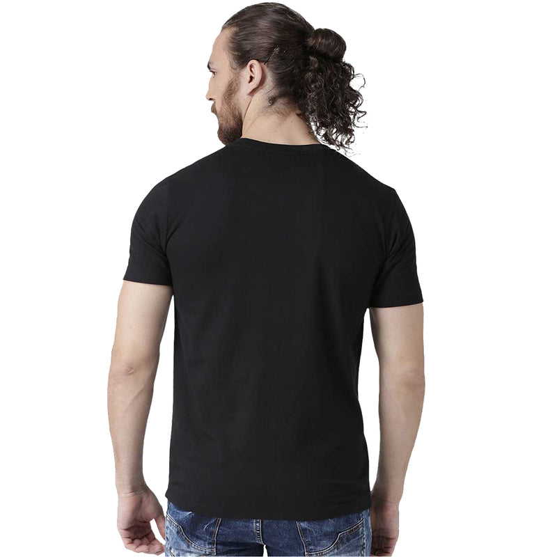 Illusion Pattern Printed Men T-Shirt