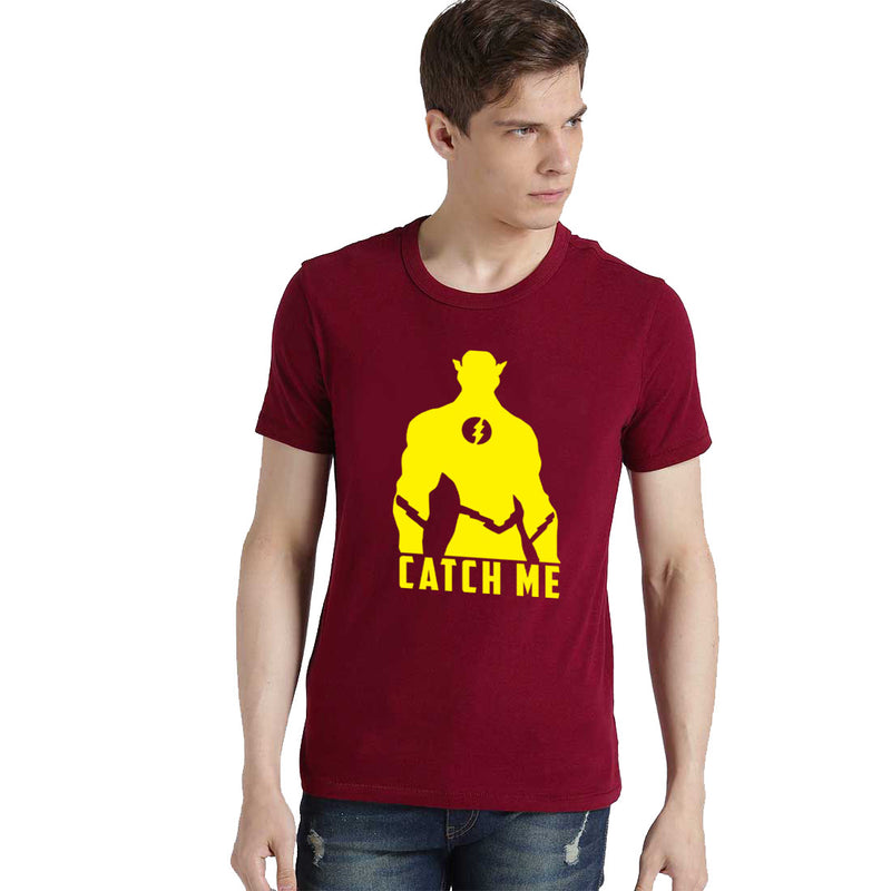 Catch Me Printed Men T-Shirt