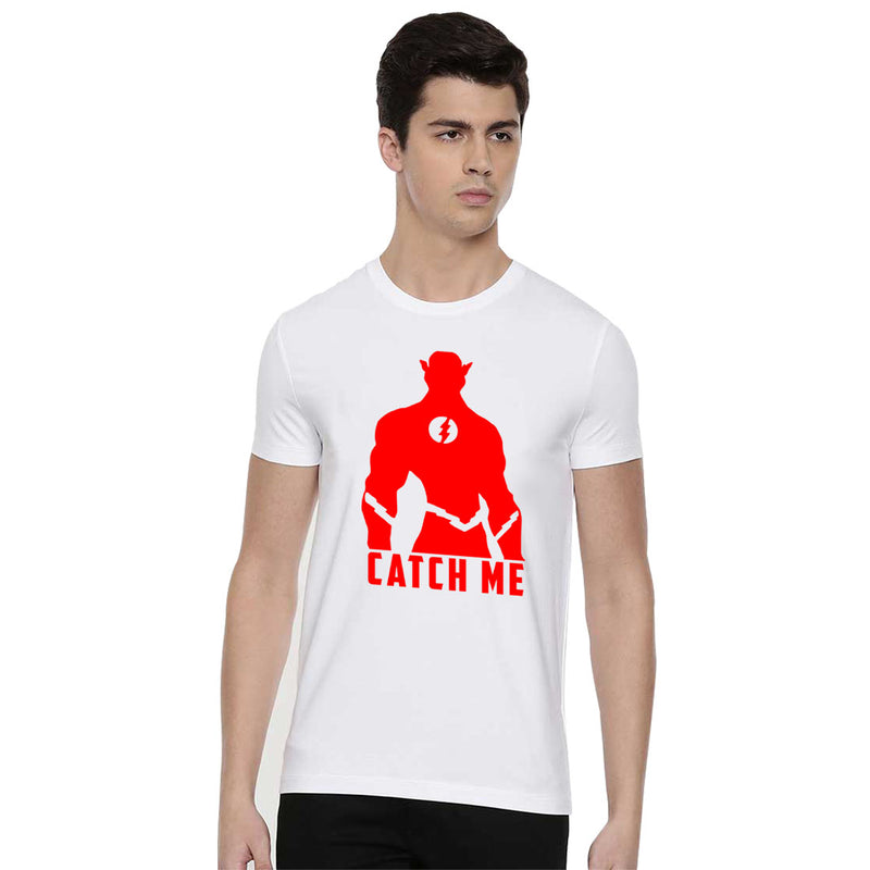 Catch Me Printed Men T-Shirt