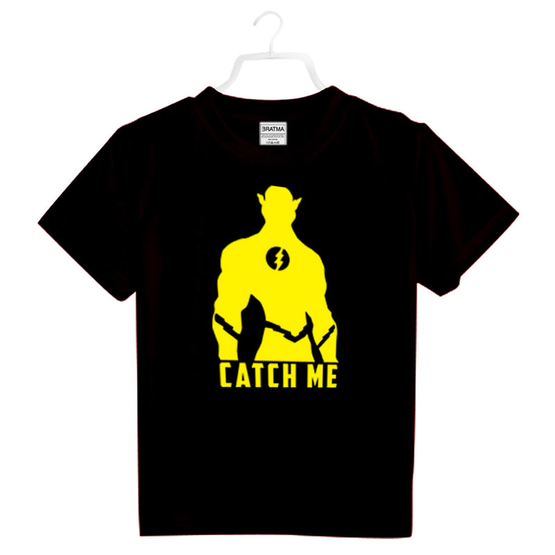 Catch Me Printed Boys T-Shirt