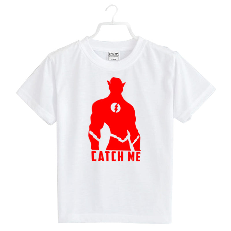 Catch Me Printed Boys T-Shirt