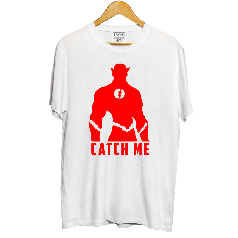 Catch Me Printed Girls T-Shirt