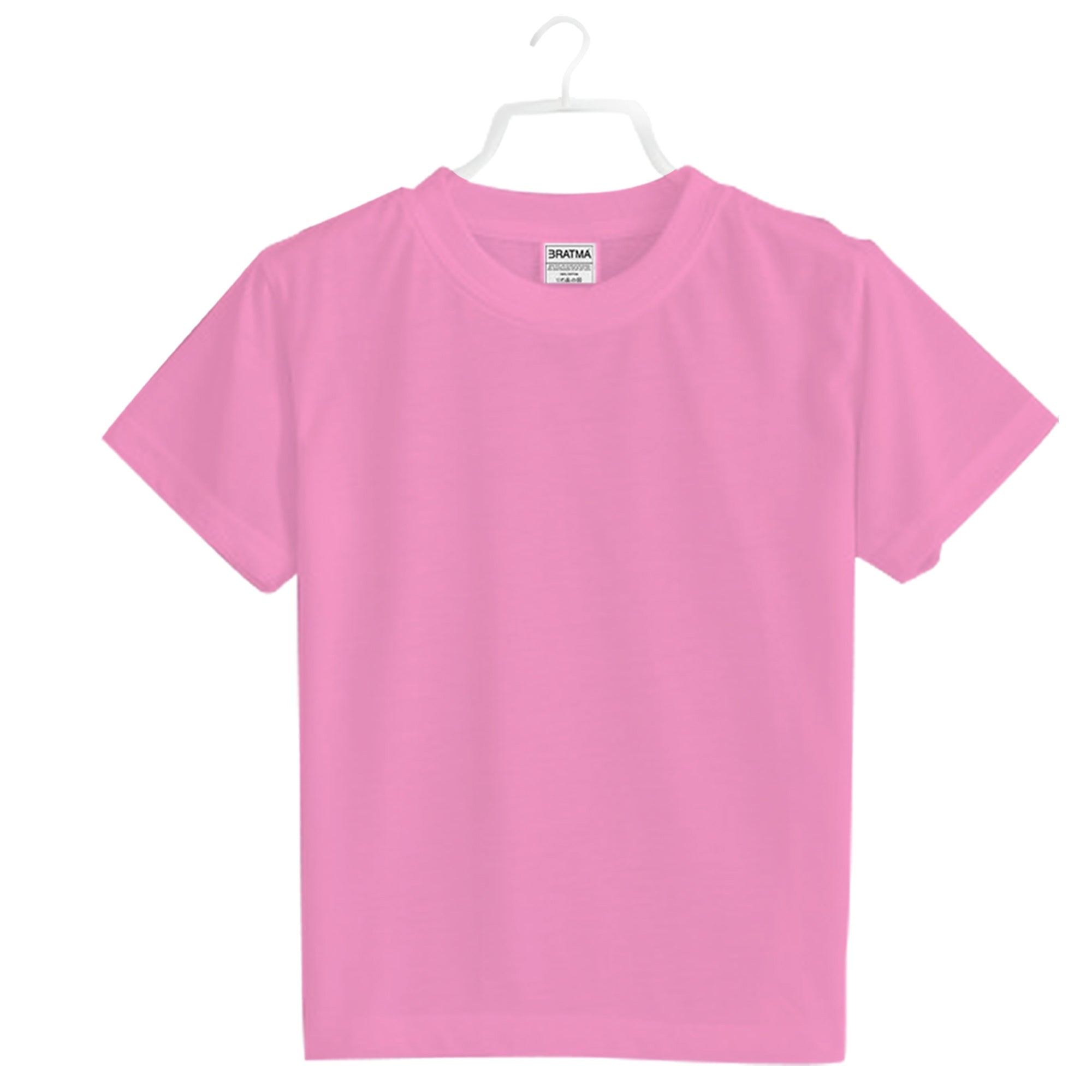 Girls Plain T-Shirt - Pink