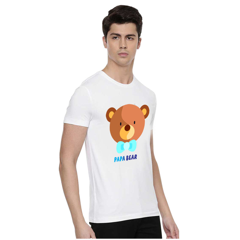 Papa bear Printed Men T-Shirt