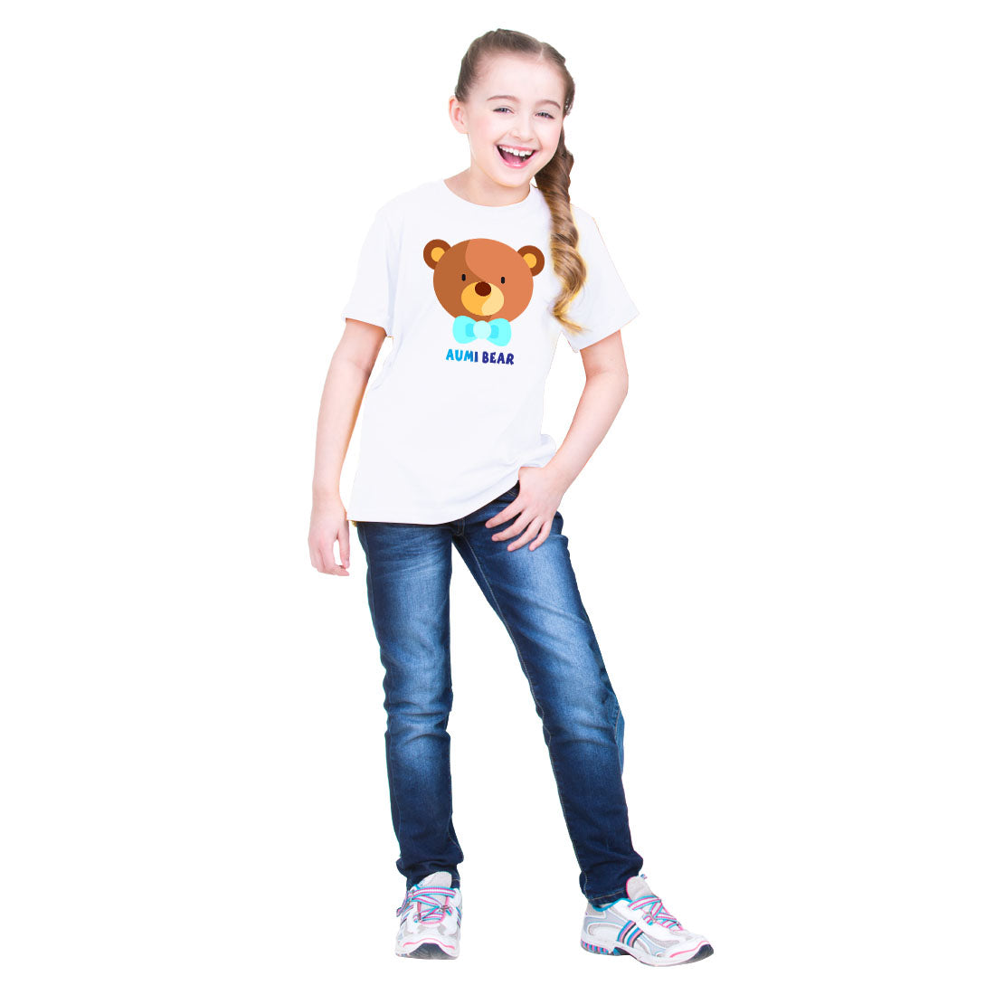 Custom Design T-Shirts for kids in kolkata #Color_White