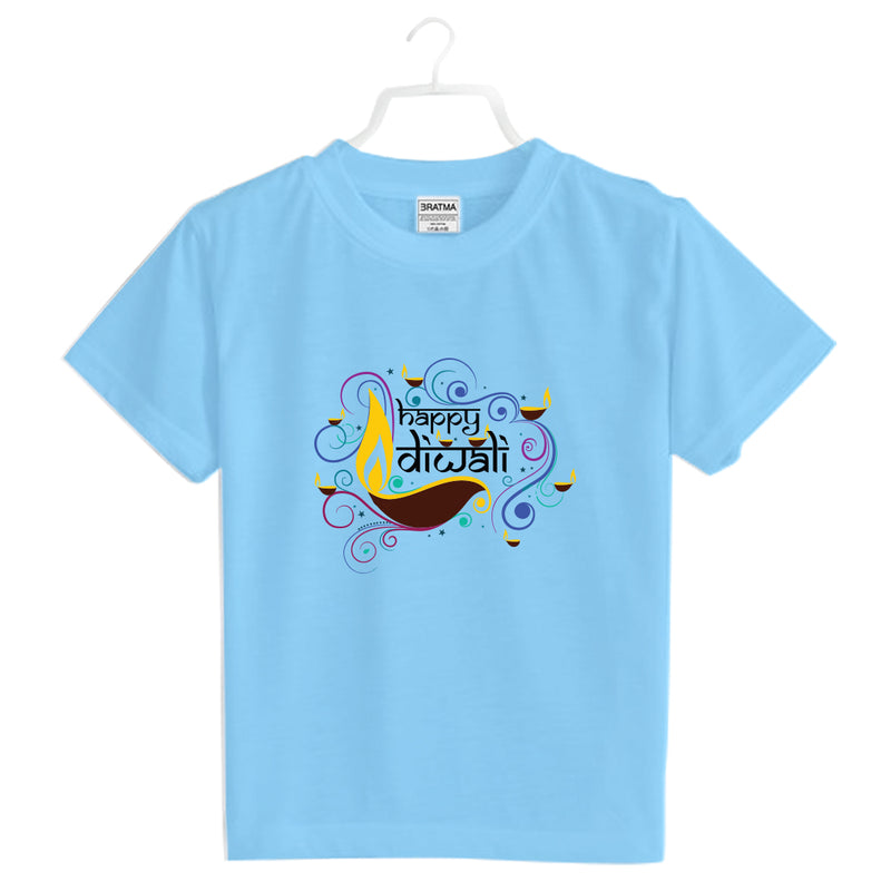 Gappy Diwali Printed Boys T-Shirt