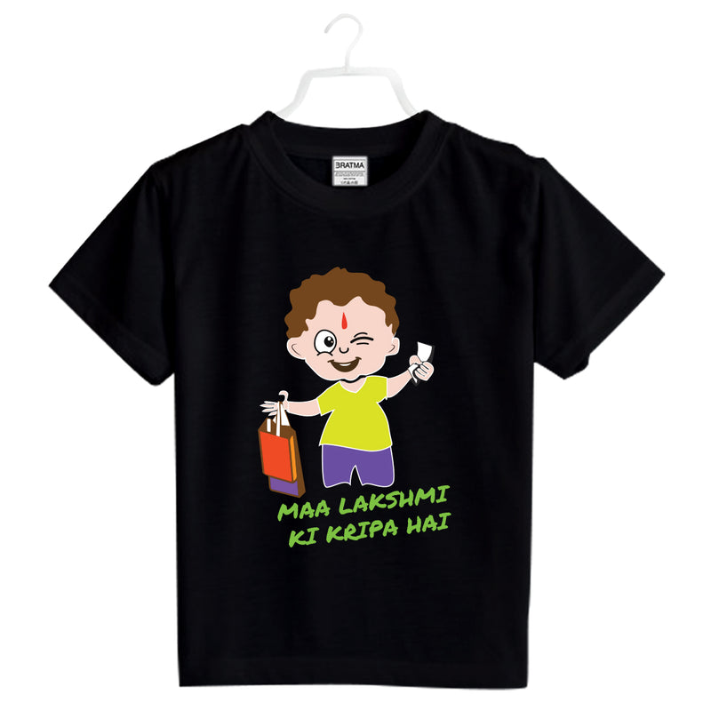Laxmi Ki Kripa Printed Boys T-Shirt