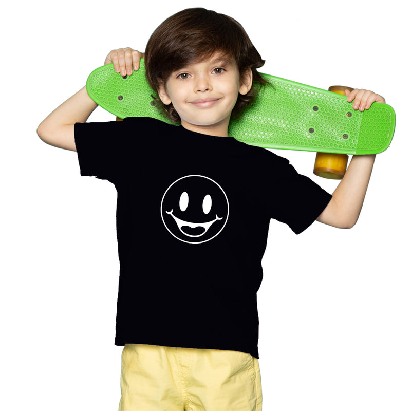 Cute Smile Printed Boys T-Shirt
