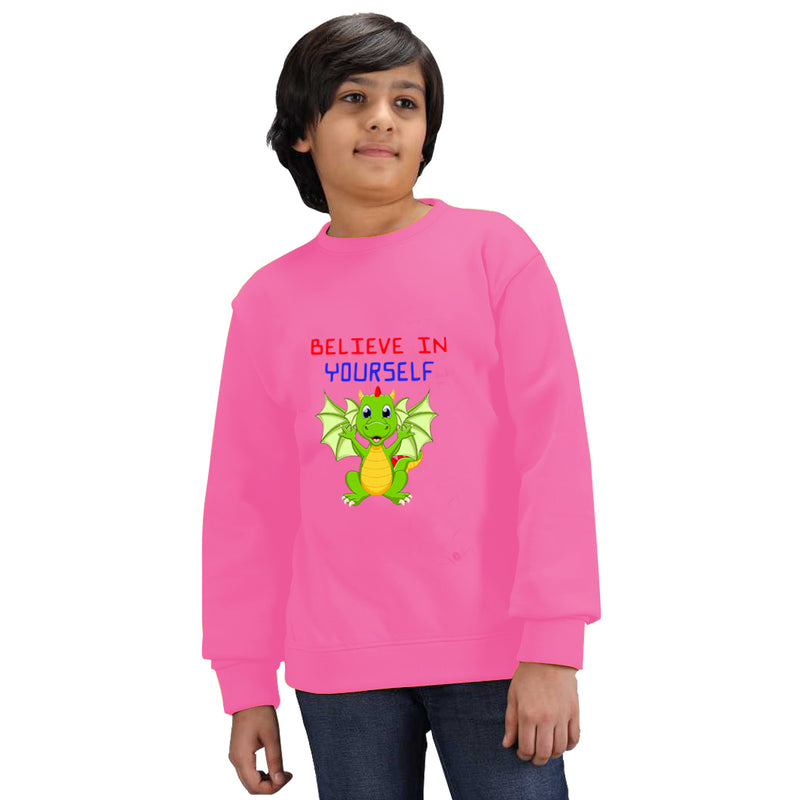 Dragon Print Cotton Boys Sweatshirt