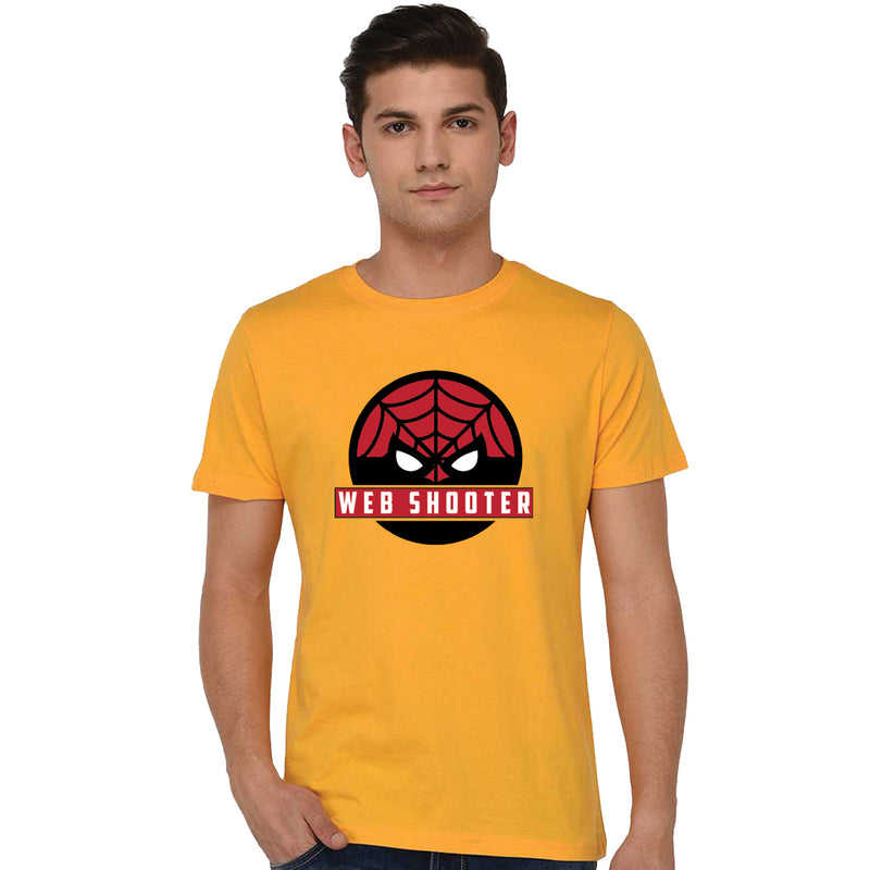 Web Shooter Printed Men T-Shirt