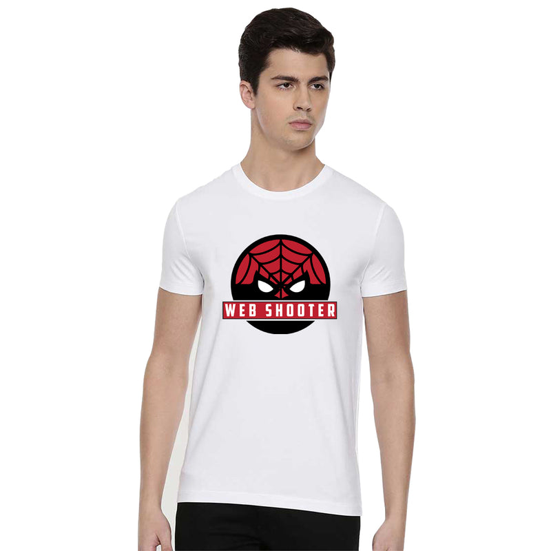 Web Shooter Printed Men T-Shirt