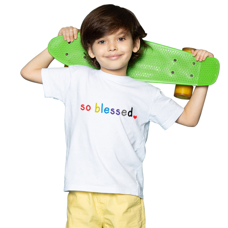 So Blessed Printed Boys T-Shirt