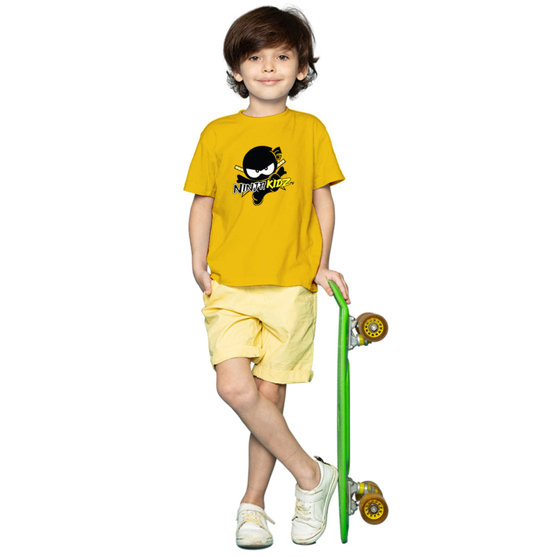 Ninja Kids Printed Boys T-Shirt