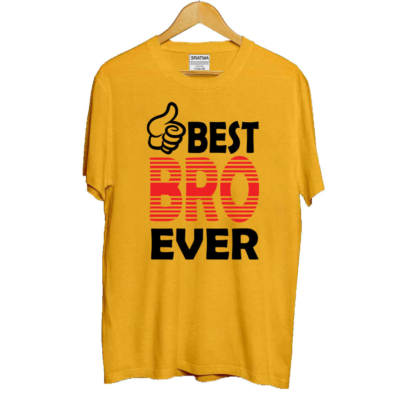 Best Bro Ever Printed Men T-Shirt