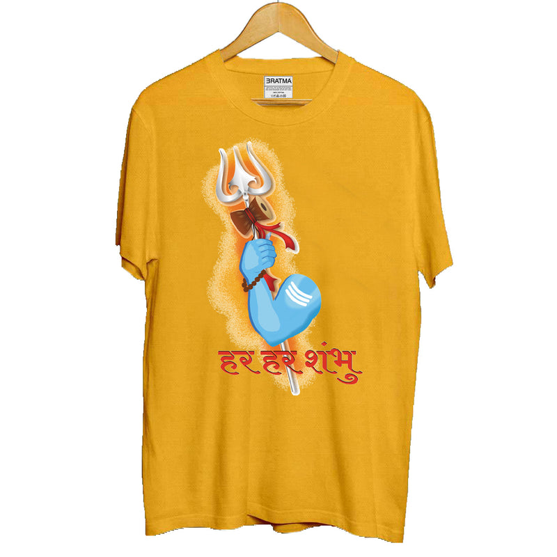 Har Har Sambhu Hindi Printed Mens T-Shirt