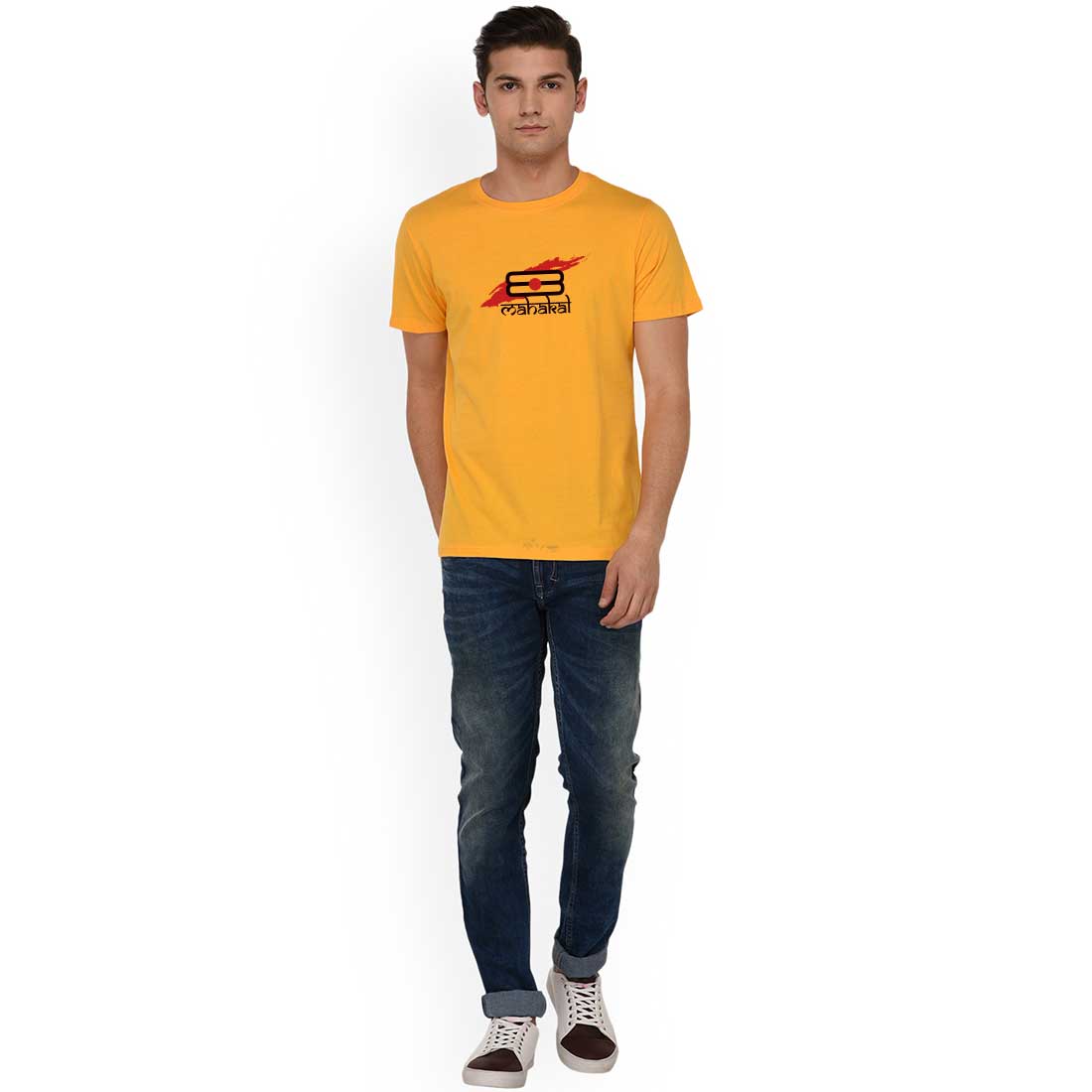 Mahakal Mustard Men T-Shirt