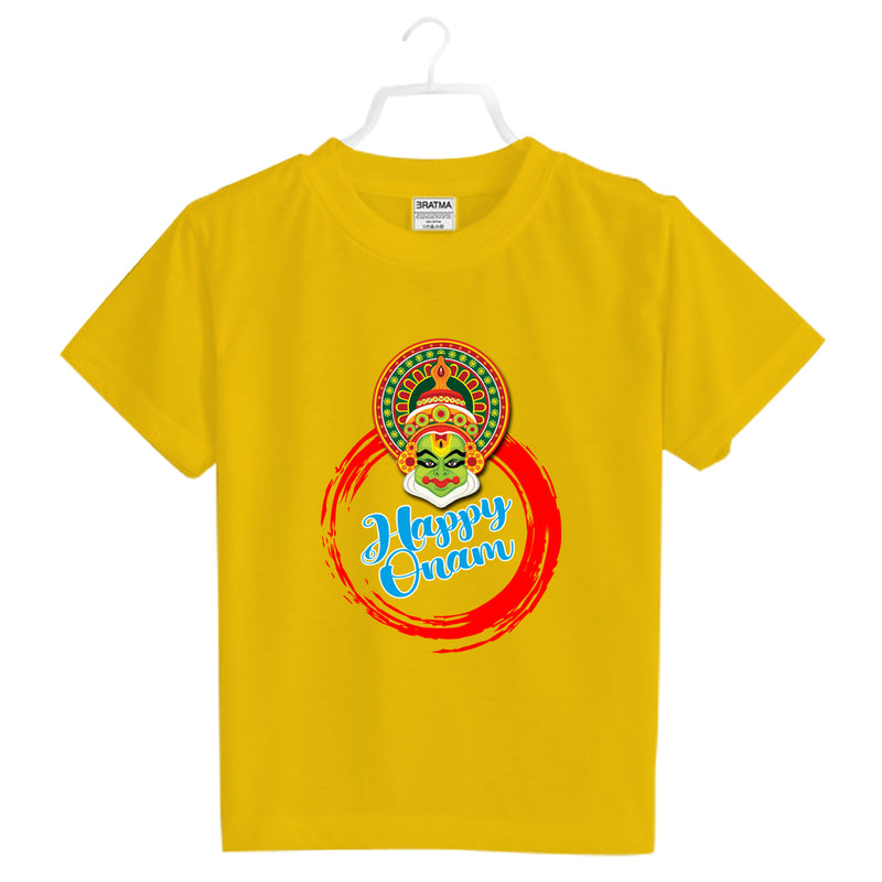 2nd Happy Onam Printed Boys T-Shirt