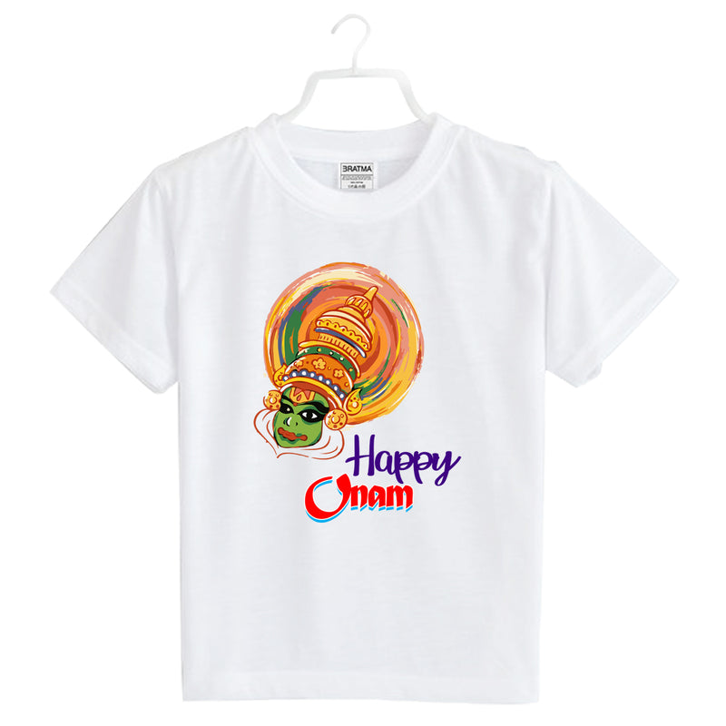 3rd Happy Onam  Printed Boys T-Shirt