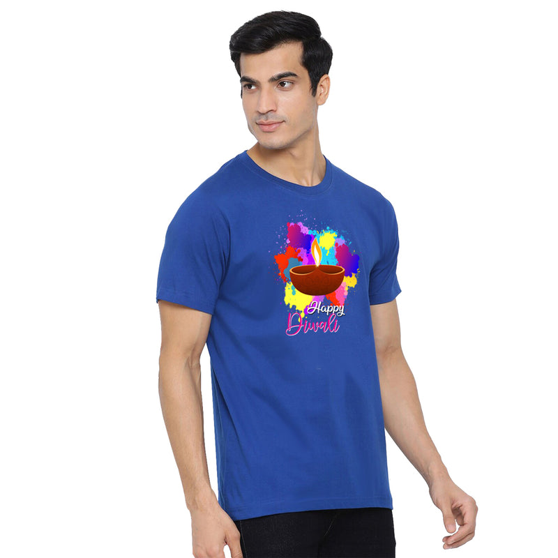 Happy Diwali Printed Mens T-Shirt