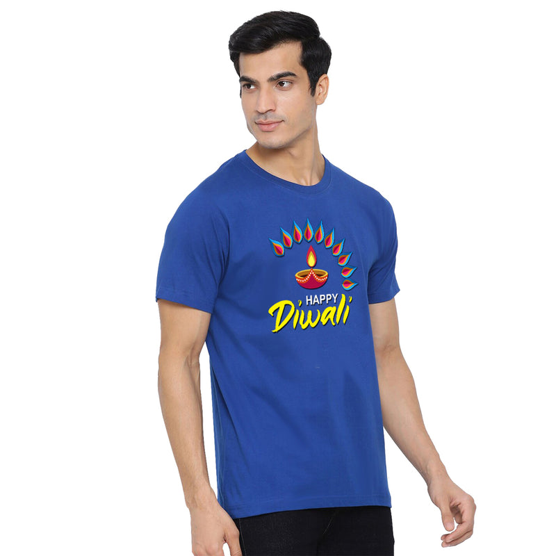 Happy Diwali Printed Mens T-Shirt