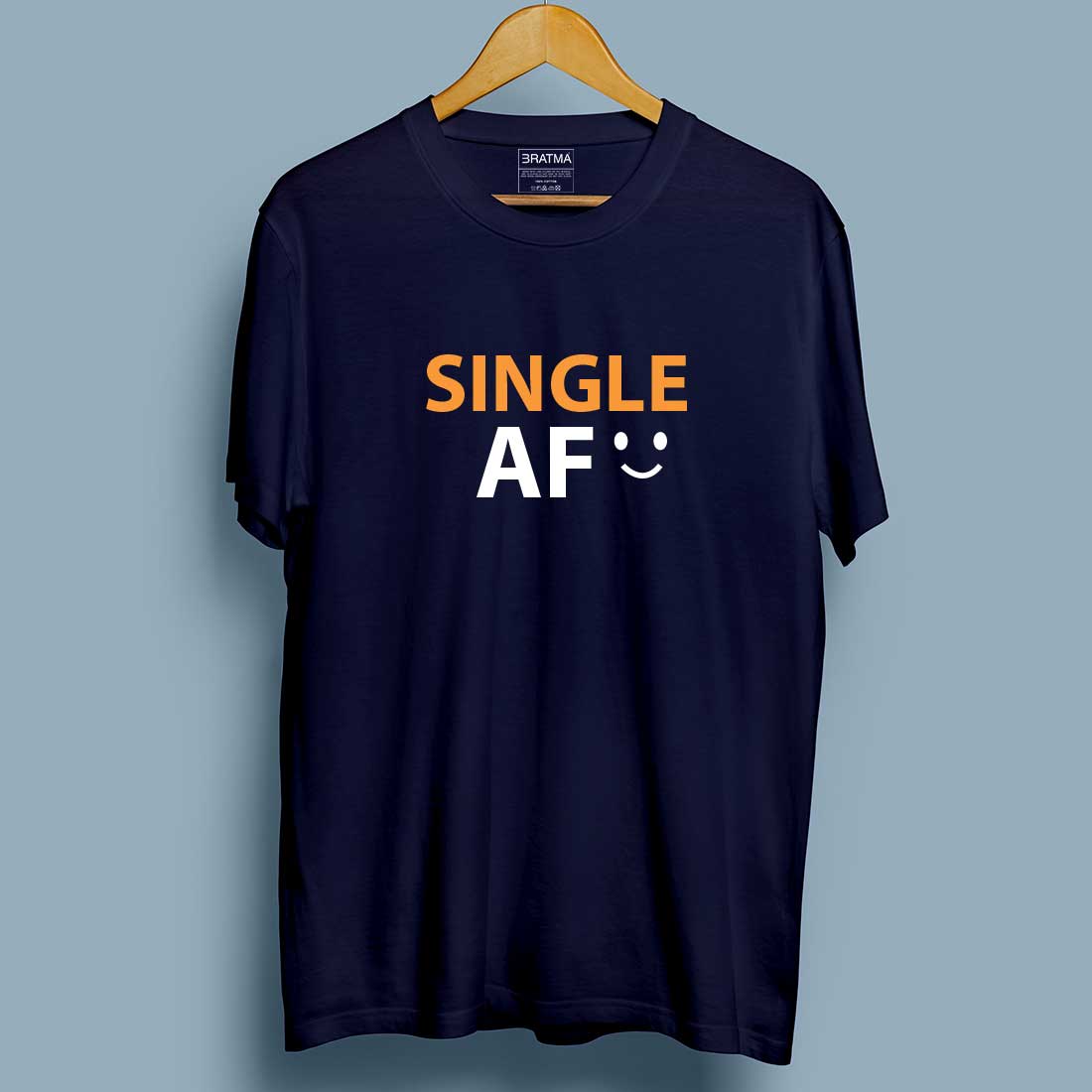 Single AF Nevy Blue Men T-Shirt