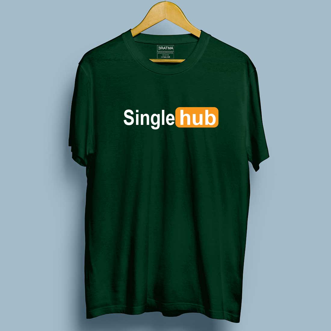 Single Hub Green Men T-Shirt