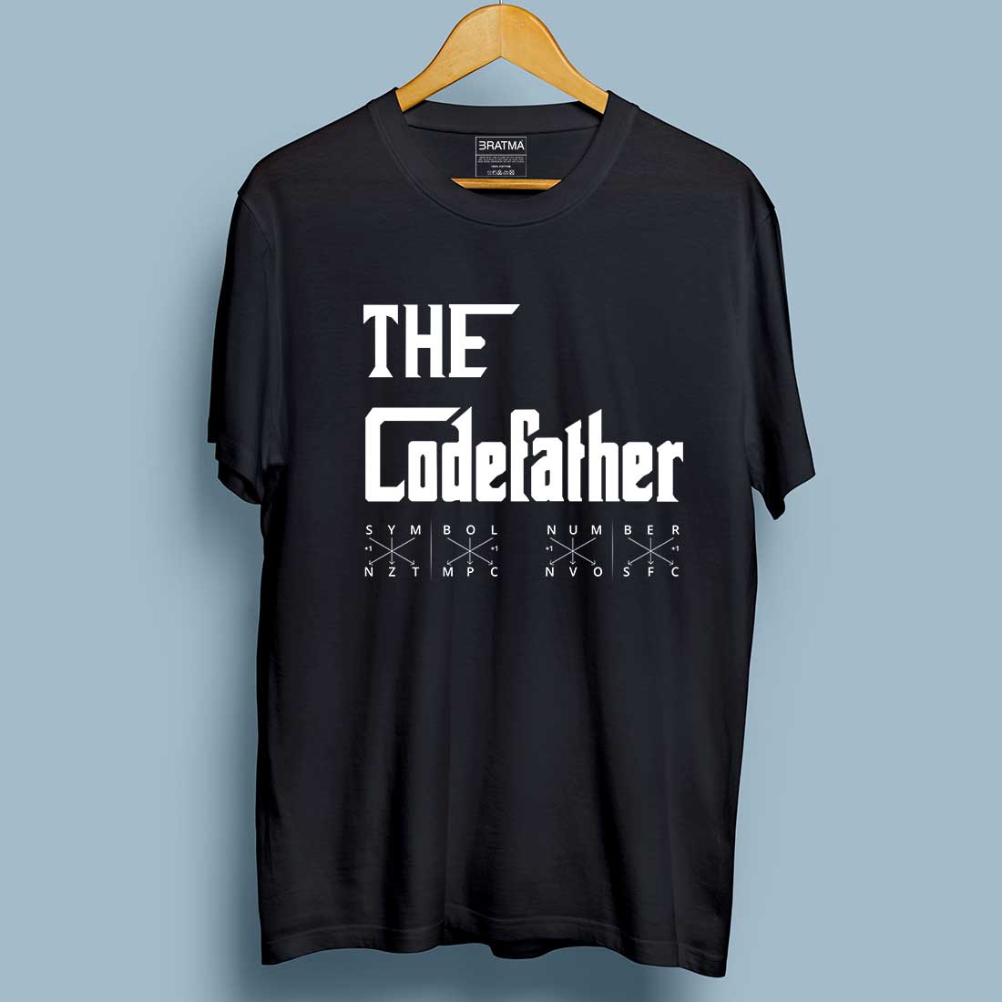 The Code Father Men Black T Shirt