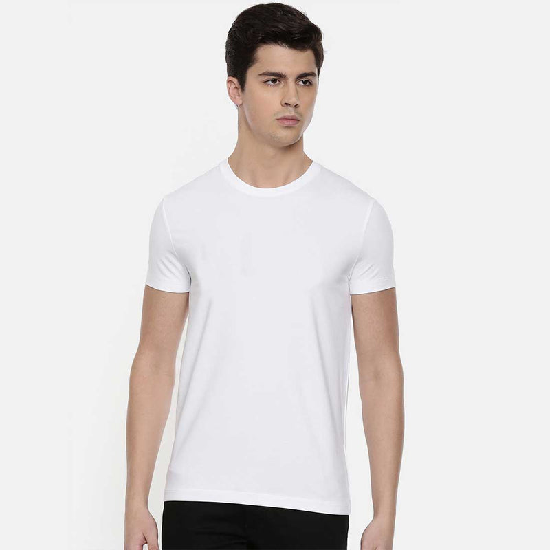 Men Half Sleeve Plain T-Shirt
