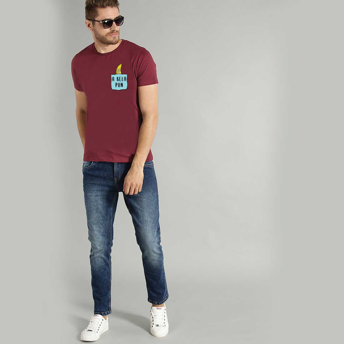 personalized photo t-shirts in kolkata #color_maroon