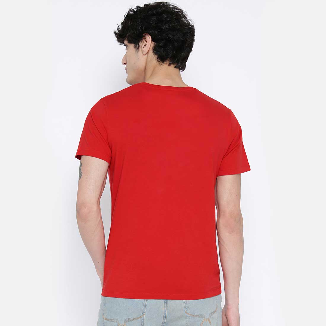 Printed Couple T Shirt in kolkata #color_red