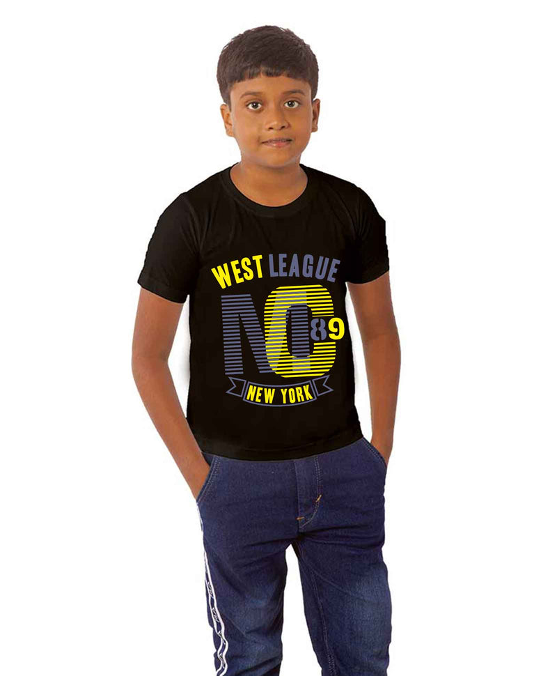 West League Half Sleeves T-Shirt For Kids