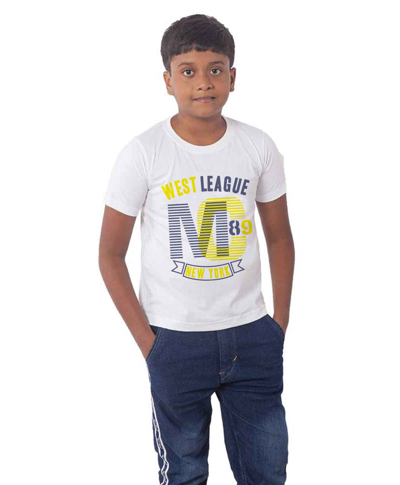 West League Half Sleeves T-Shirt For Kids