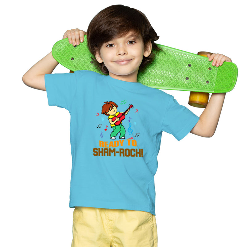 Ready to Sham Rock Printed Boys T-Shirt