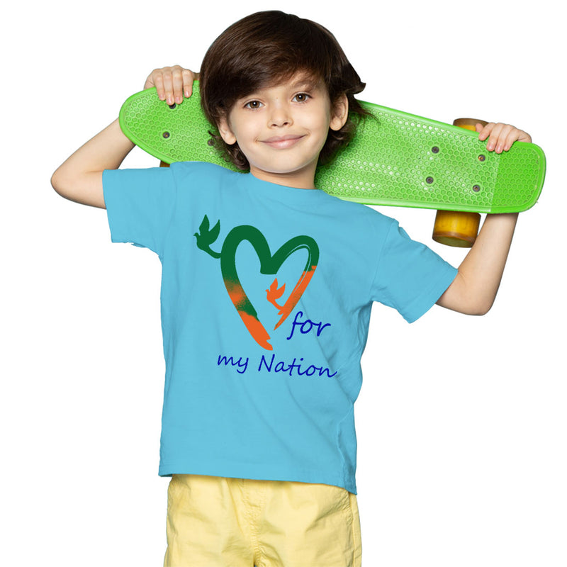 For My Nation Printed Boys T-Shirt