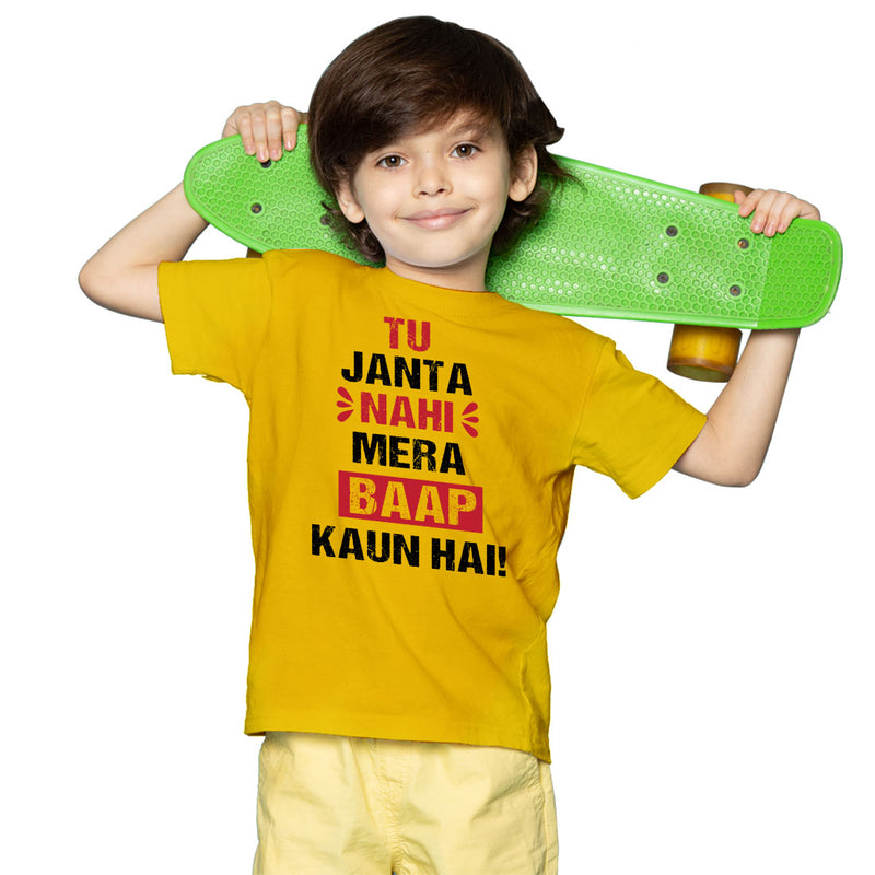 Tu Janta Nehi Printed Boys T-Shirt