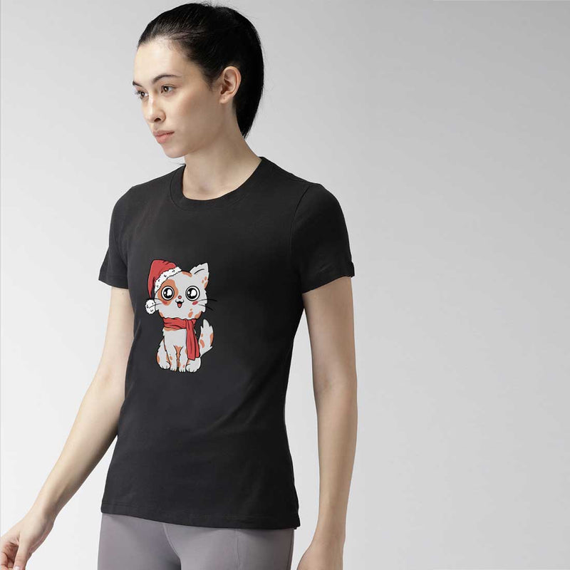 Cute Cat Women T-Shirt