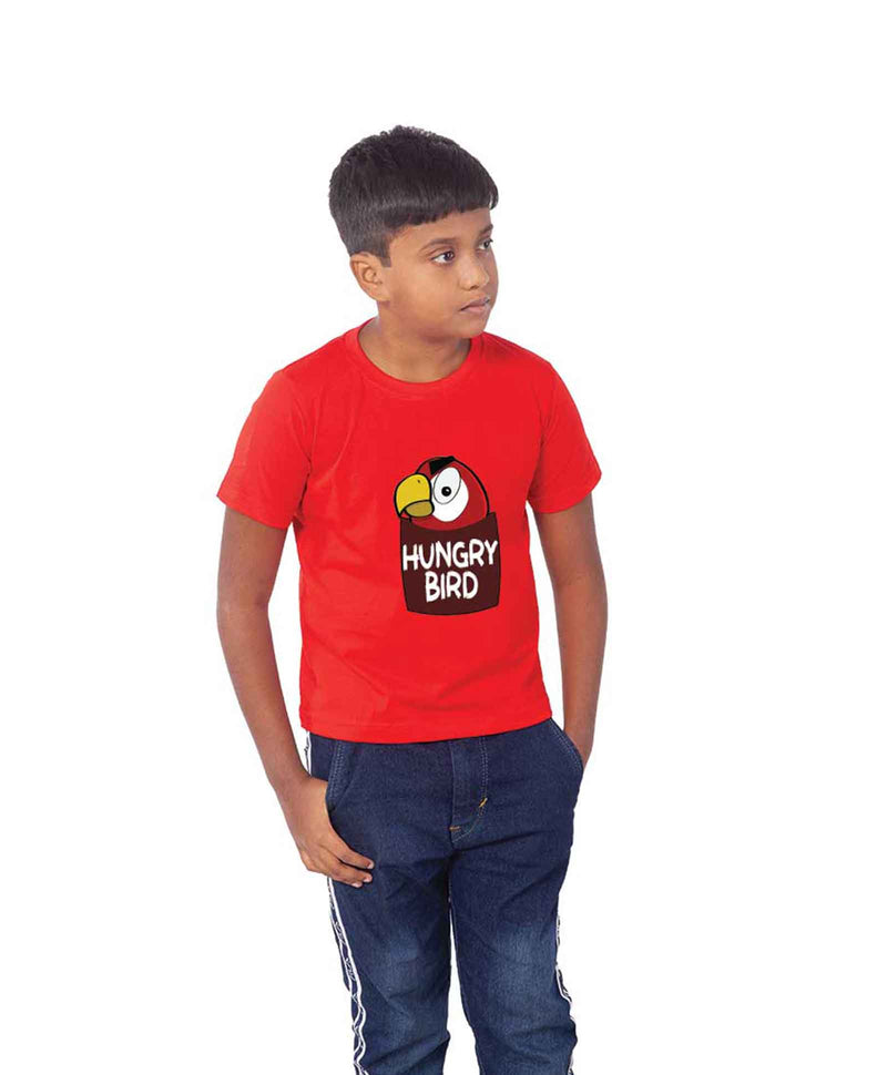 Hungry Bird Half Sleeves T-Shirt For Kids