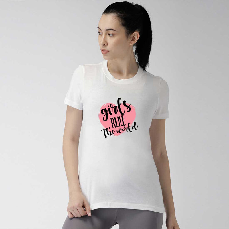 Girls Rule The World Women T-Shirt