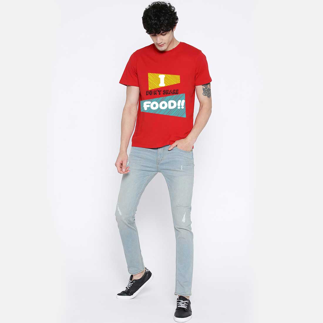 I Don't Share Food Red Men T-Shirt