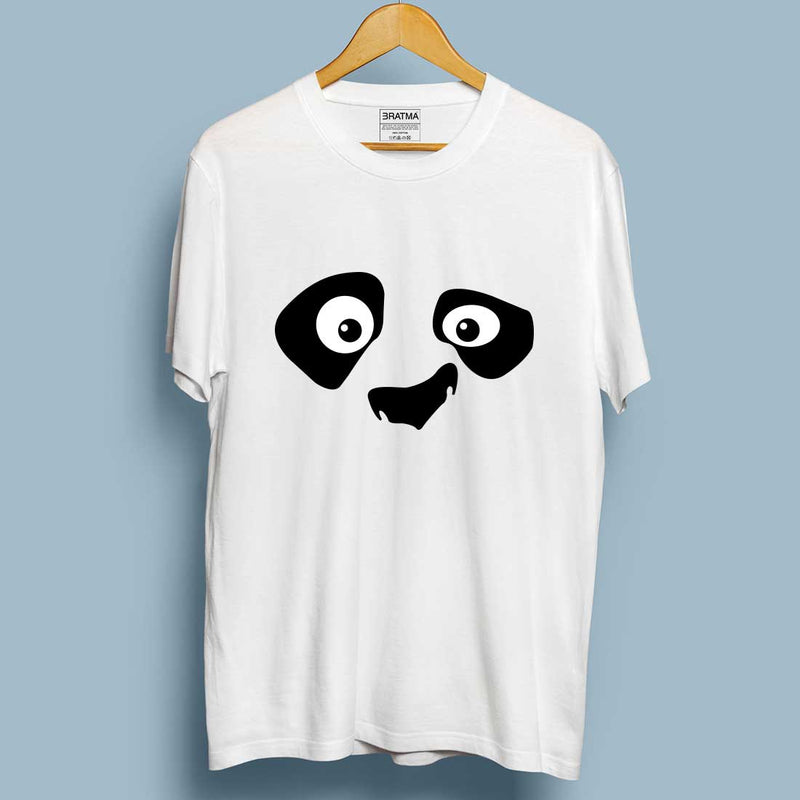 Kungfu Panda Eye White Women T-Shirt