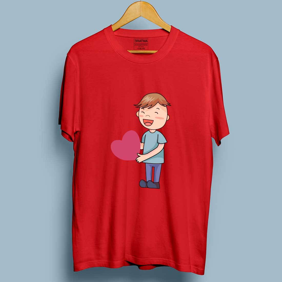 Love Propose Red Men T-Shirt