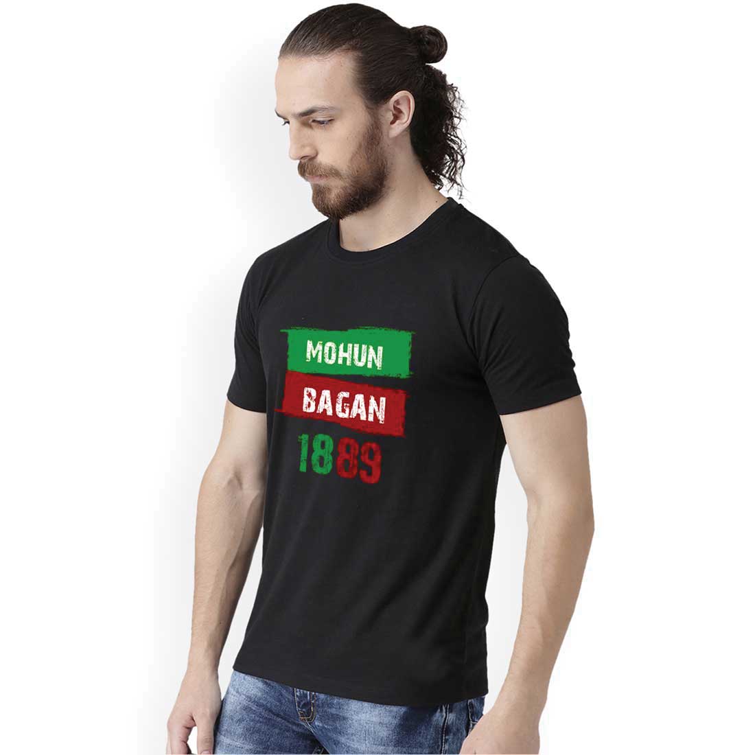 Mohun Bagan 1889 Black Men T-Shirt
