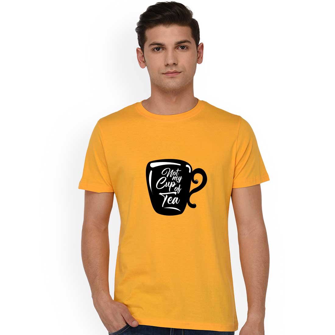 Not My Cup Of Tea Mustrad Men T-Shirt