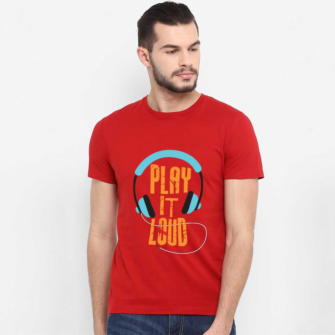 Play It loud Red Men T-Shirt