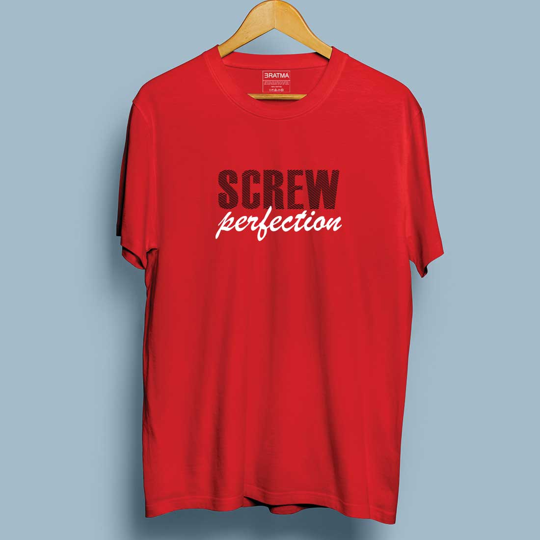 Screw Perfection Red Men T-Shirt
