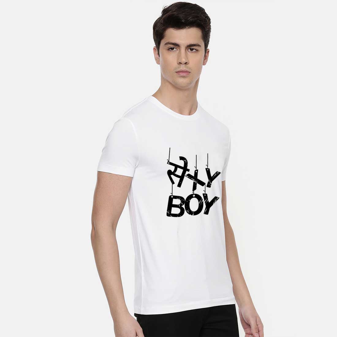 Sexy Boy White Men T-Shirt