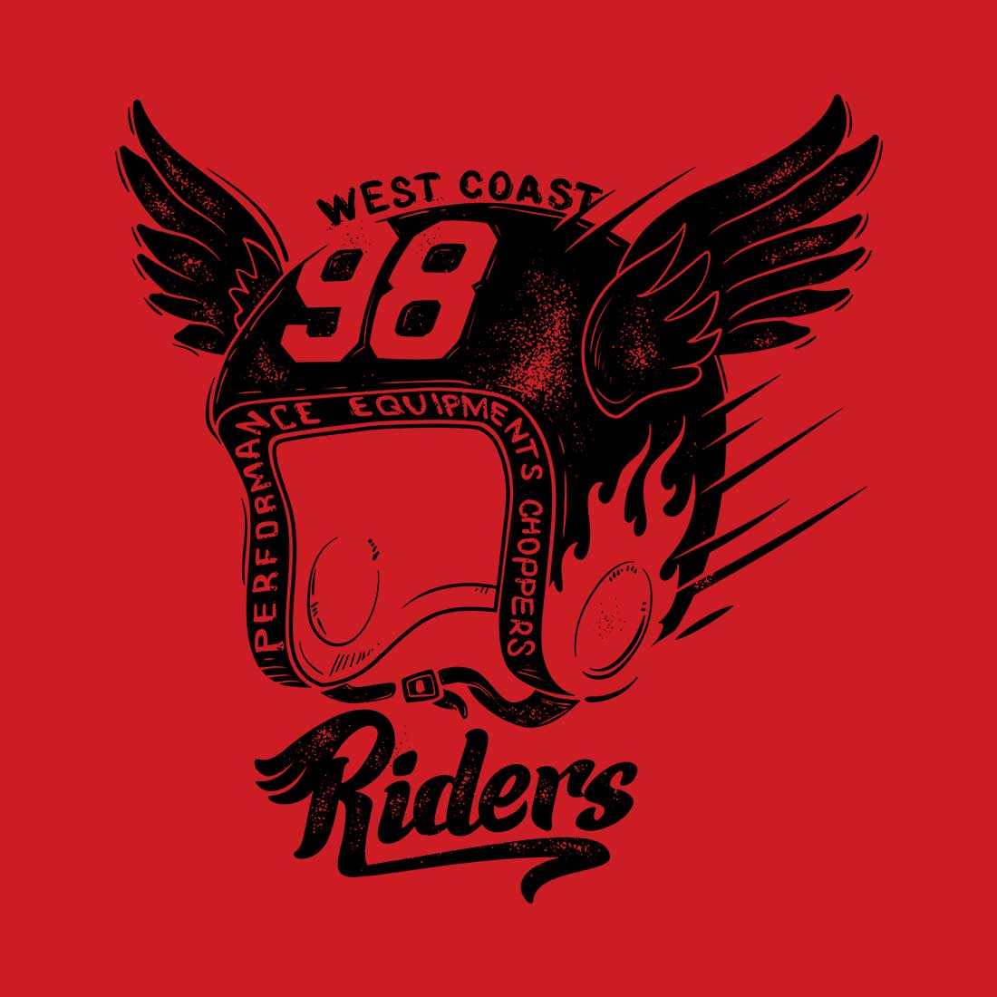 West Coast Red Men T-Shirt