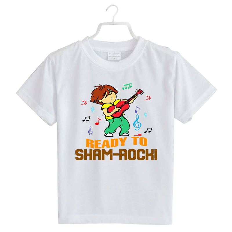 Ready to Sham Rock Printed Boys T-Shirt