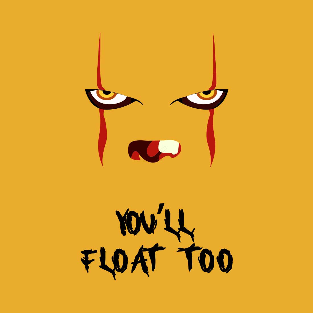 You'll Float Too Mustrad Men T-Shirt