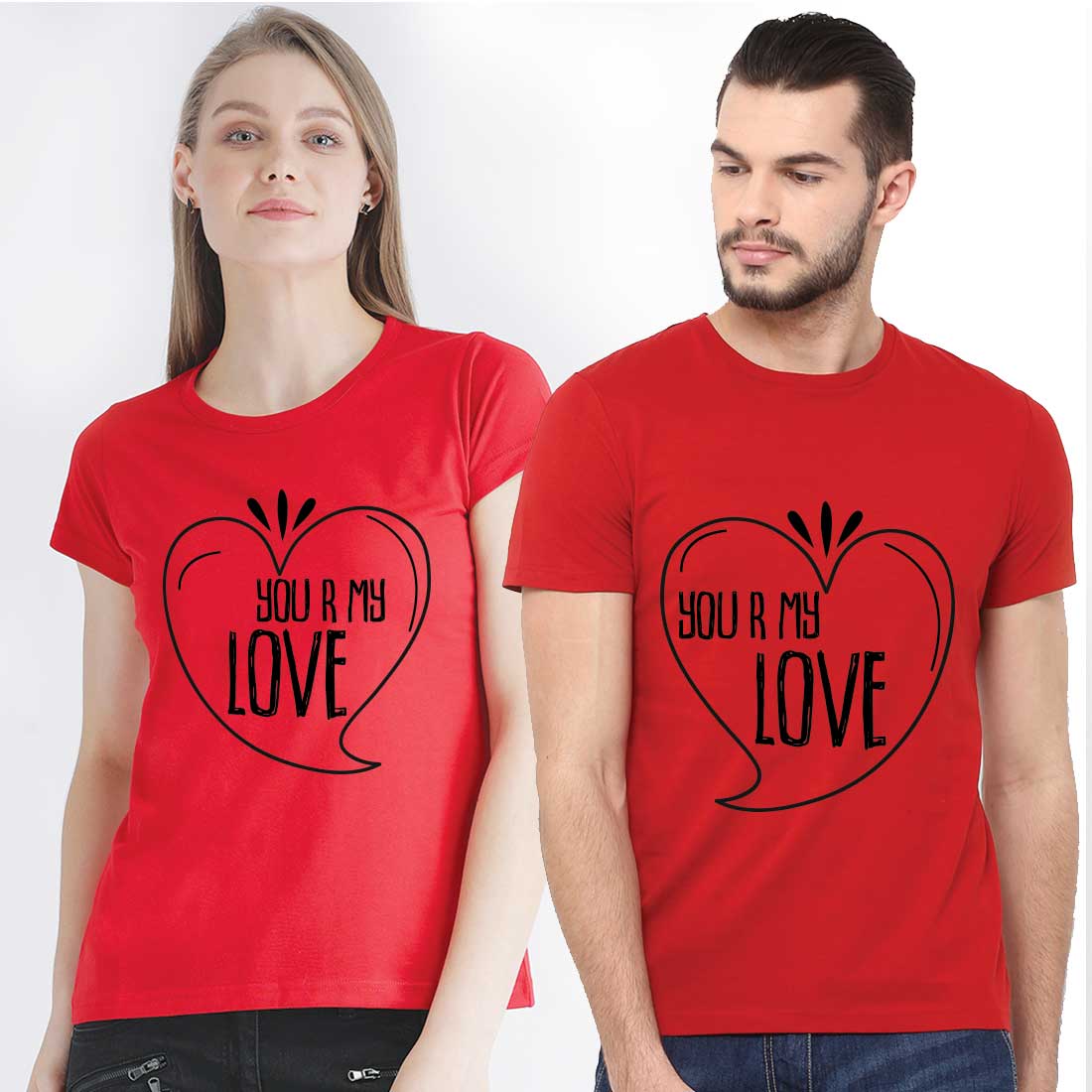 Valentine Special Couple T Shirts